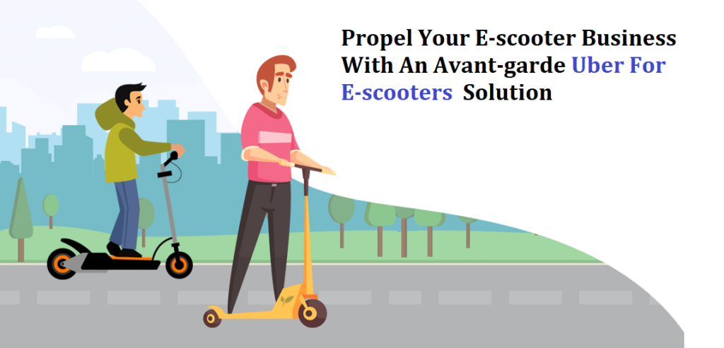 Uber for E-scooters app