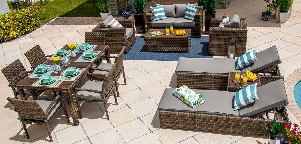 How to clean and maintain wicker patio furniture
